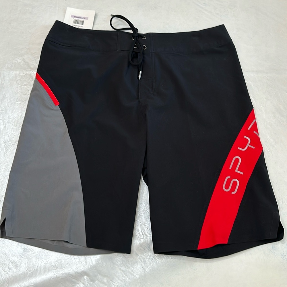 Spyder PHENOM BOARD SHORT - Blk/Red